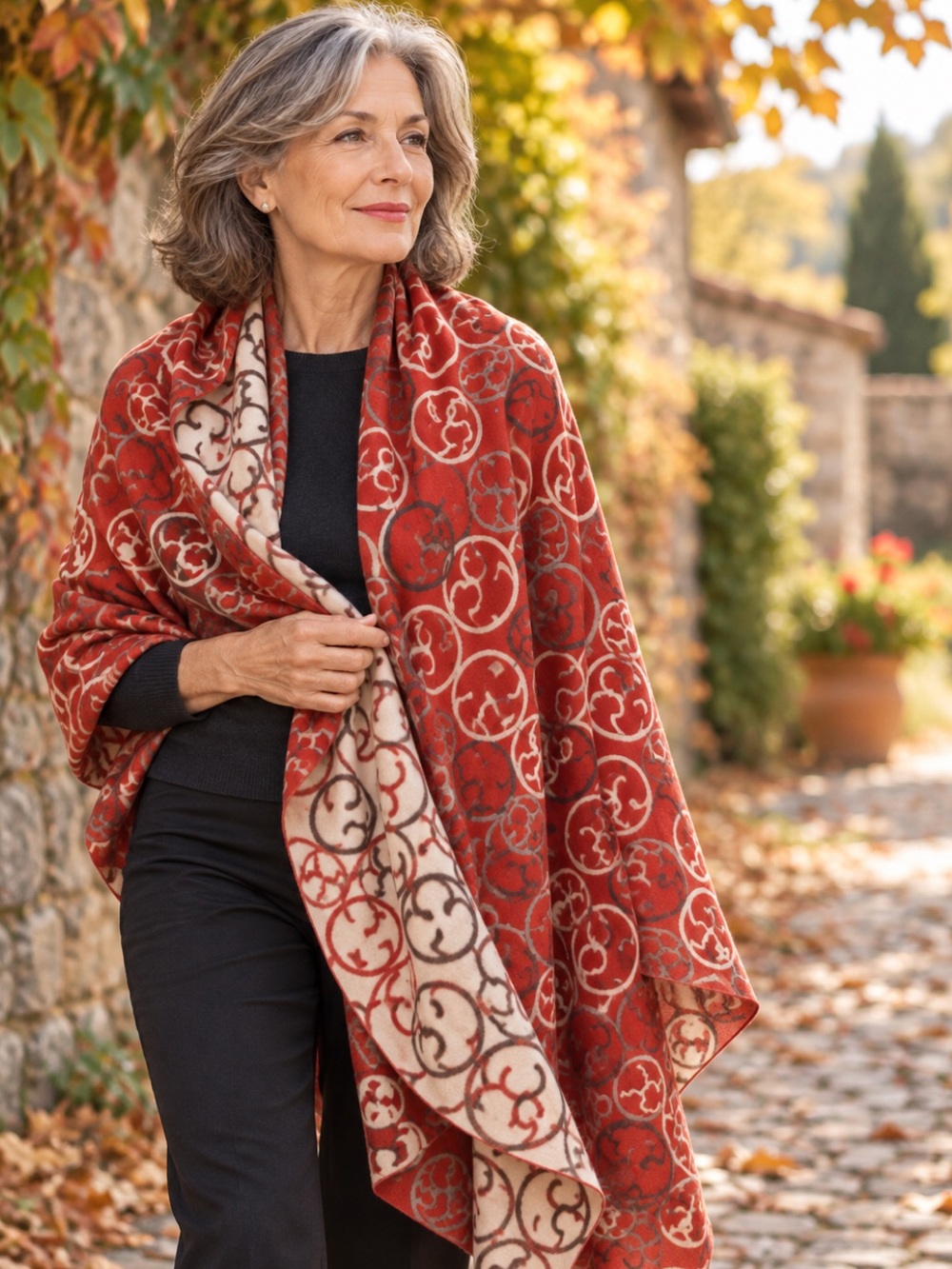 100% SILK 24X70” SCARF/wrap